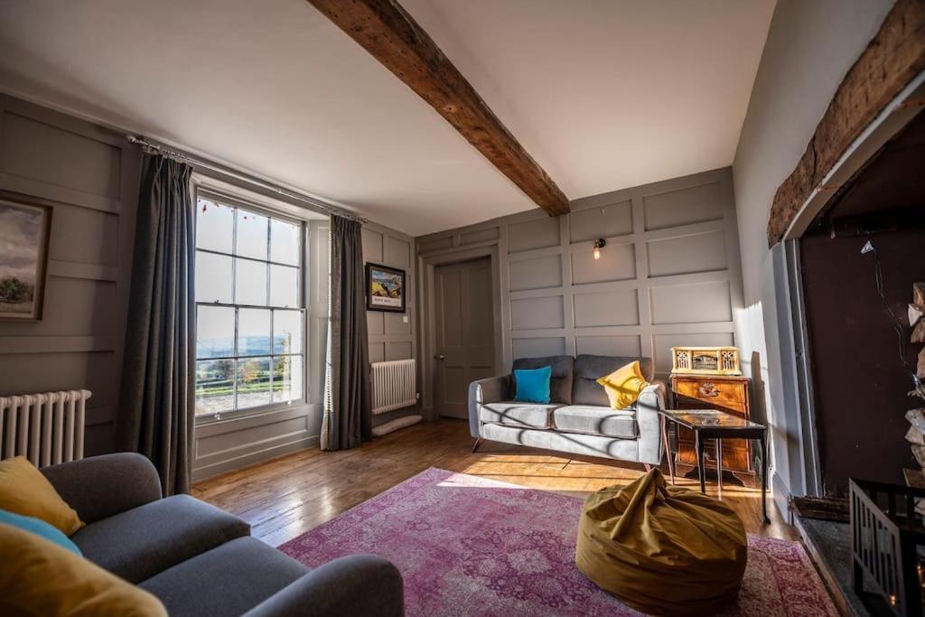 Georgian Country House -Panoramic Views -Sleeps 12 里辛 外观 照片